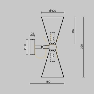 VESPER fali lámpa MOD108WL-02WG Maytoni small 8