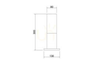 WILLIS O418FL-01B IP54-es fényoszlop Maytoni small 6