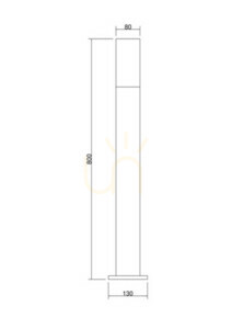 WILLIS lámpaoszlop O418FL-01GR1 IP54 Maytoni small 6