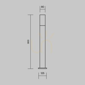 WILLIS lámpaoszlop O418FL-01GR1 IP54 Maytoni small 7