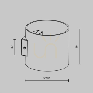 ROND fali lámpa C066WL-01B Maytoni small 7