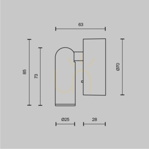 Fekete LED fali lámpa Maytoni MIRAX C038WL-L3B3K, 3,2 W, 3032 K small 9