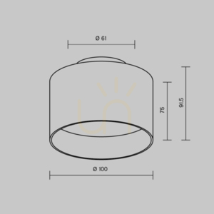 PLANET Plafond C009CW-L12B Maytoni small 8