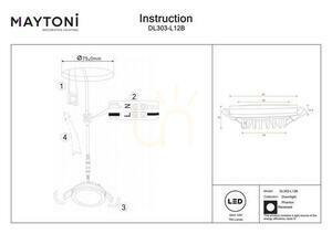 PHANTON DL303-L12B süllyesztett lámpatest Maytoni small 6