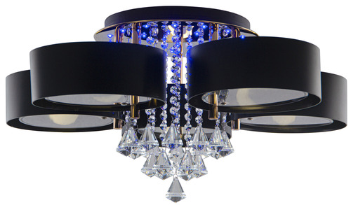 Jelölje be ANTILA DRS8006/5 plafond E27 5 lámpával. 27xLED ARANY FEKETE