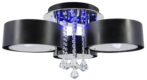Jelölje be ANTILA DRS8006/3 plafond E27 3łp. 22xLED CHROM FEKETE