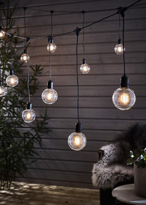 Kerti fénylánc Markslojd Garden 24 Deco 10L fekete/átlátszó 108021 small 1