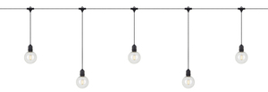 Kerti fénylánc Markslojd Garden 24 Deco 10L fekete/átlátszó 108021 small 0