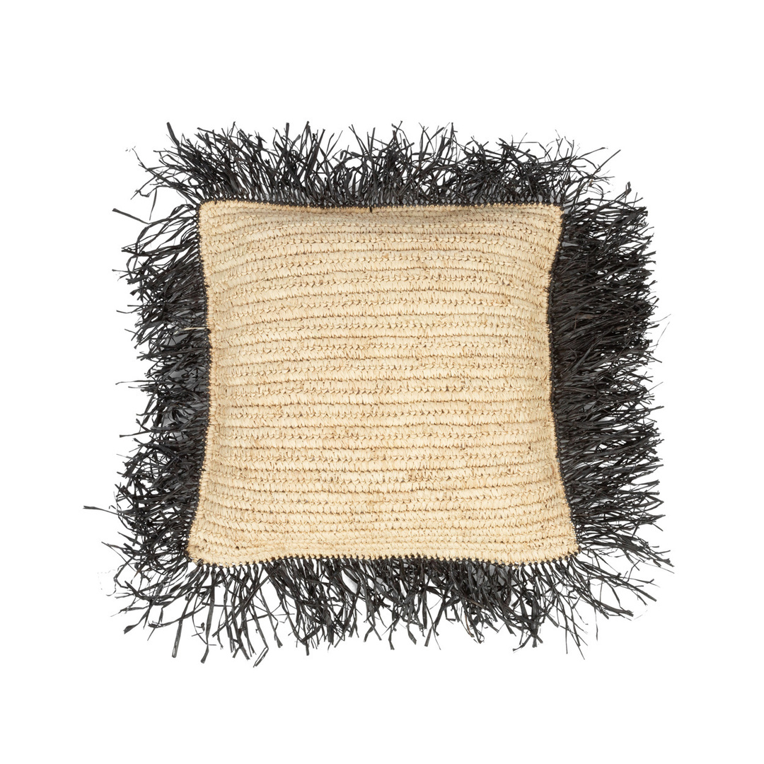 Jelölje be A Raffia párnahuzat négyzet alakú - természetes fekete - 40x40. A Raffia párnahuzat négyzet alakú - természetes fekete - 40x40.