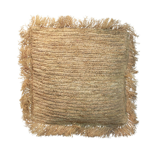 Jelölje be A Raffia párnahuzat négyzet alakú - Természetes - 60x60