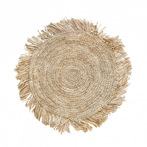 Jelölje be The Fringe Raffia tányéralátét kerek - natúr