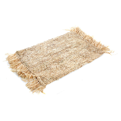 Jelölje be The Fringe Raffia téglalap alakú tányéralátét - natúr