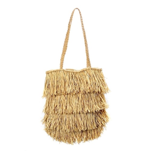 Jelölje be The Raffia Bahamas Tote - Természetes