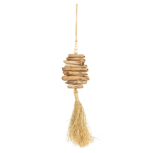 Jelölje be BAZAR BIZAR fa driftwood fali dekoráció fekete-barna 60 cm