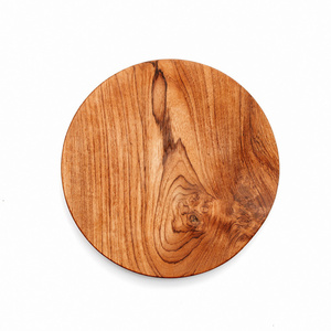 Teak gyökér kerek tányér - M small 7