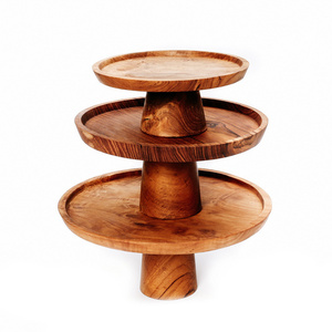 A teak gyökér torta tál - S 3 A teak gyökér torta tál - S small 3