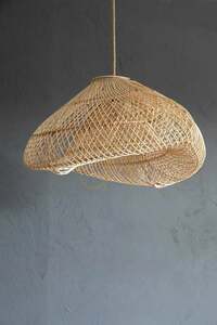 Bazar Bizar The Cloud M függőlámpa-búra – natúr rattan, 63 × 60 cm small 11