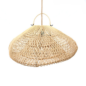 Fonott felhő lámpa - The Cloud M, E27, Rattan, boho small 6