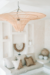 Sky Pendant XL függőlámpa, E27, Rattan, fonott, kézzel készített, kézzel készített small 4