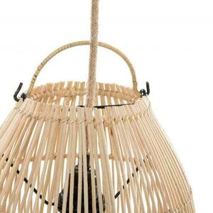 Zuri M fonott lámpa, E27, Rattan, boho, boho small 3