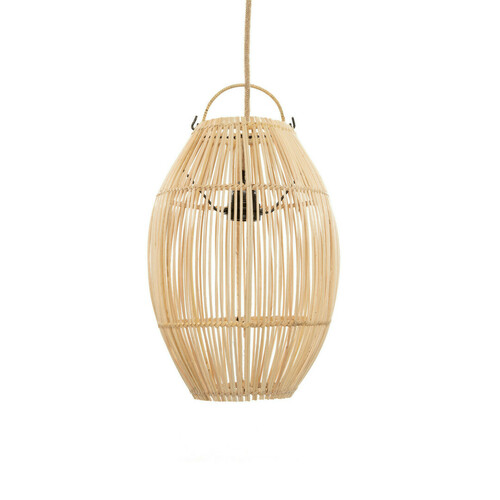 Jelölje be Nappali mennyezeti lámpa - The Zuri S, E27, Rattan, scandi boho