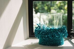 Oh My Gee gyertyatartó - Aqua - XL small 1