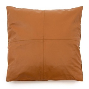 Négy paneles bőr párnahuzat - Camel - 60x60 small 0
