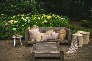 The Organic Side Table - natúr fehér small 7