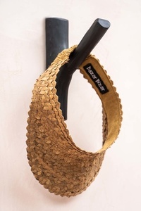 BAZAR BIZAR The Hook fekete teakfa fali akasztó JABR058B small 1