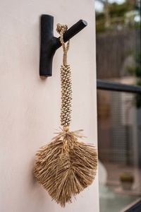 BAZAR BIZAR The Hook fekete teakfa fali akasztó JABR058B small 3