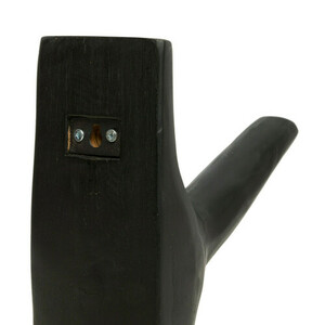 BAZAR BIZAR The Hook fekete teakfa fali akasztó JABR058B small 8