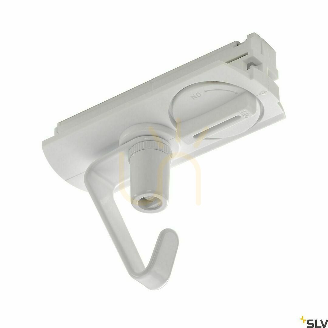 Jelölje be Lámpa adapter SLV 1 SYSTEM 1-fázisú sínrendszerhez fehér 143171 Lámpa adapter SLV 1 SYSTEM 1-fázisú sínrendszerhez fehér 143171