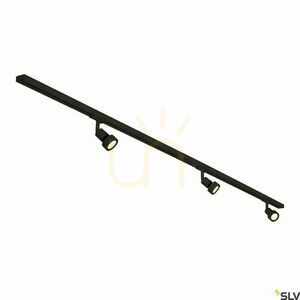 1-fázisú sínvilágító szett SLV PURI fekete 3x4,3W 2 m 143190 small 1
