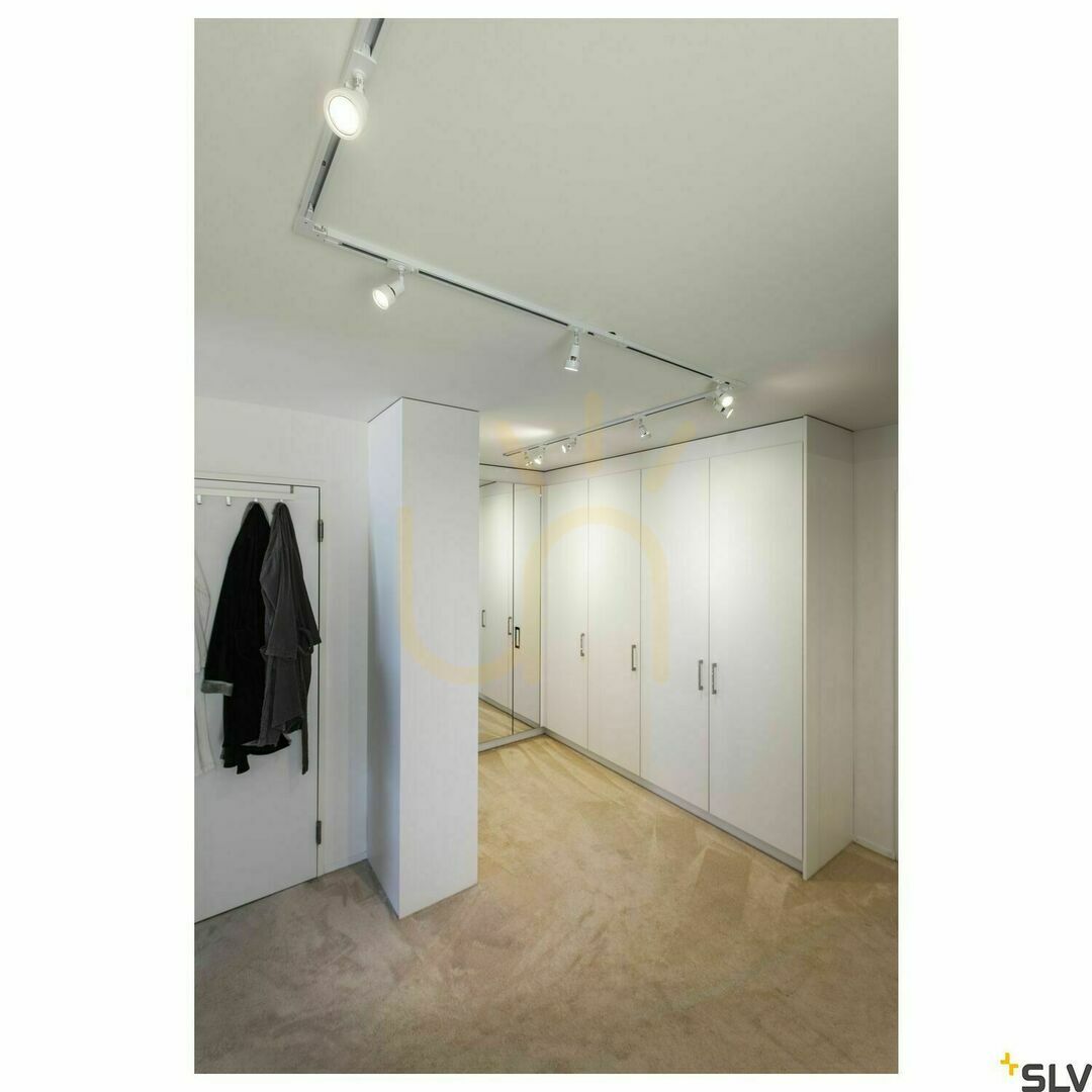Előnézet Pálya lámpa SLV PURI fehér GU10 50W alumínium 143391 Pálya lámpa SLV PURI fehér GU10 50W alumínium 143391
