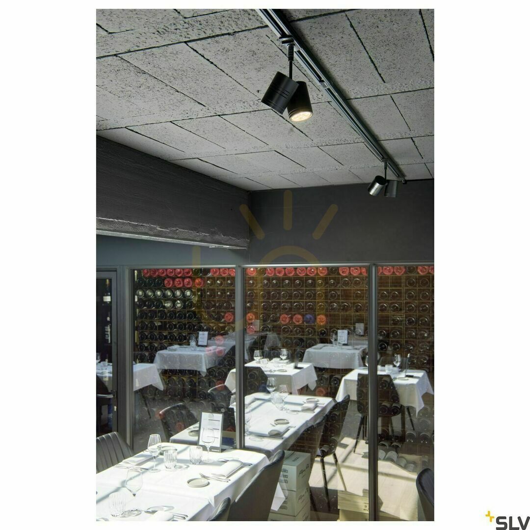 Előnézet Pálya lámpa SLV BIMA 2 fekete GU10 alumínium 50W 143430 Pálya lámpa SLV BIMA 2 fekete GU10 alumínium 50W 143430