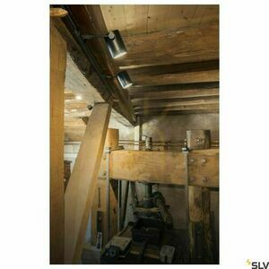 Pálya lámpa SLV BIMA 1 fekete GU10 50W 1-fázisú 143440 small 1