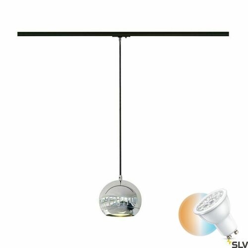 Jelölje be Sínes függőlámpa SLV Light Eye króm GU10 75W 143620