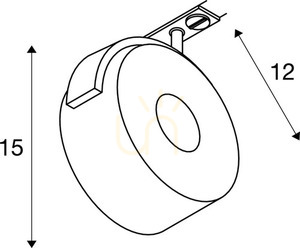 Sínes lámpa SLV KALU TRACK fehér LED 13W 3000K 970lm 143731 small 4