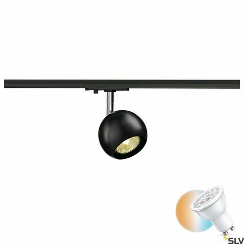 Jelölje be Sínes spot lámpa SLV Light Eye fekete króm GU10 50W 144010