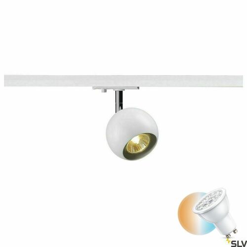Jelölje be Sínes spot lámpa SLV Light Eye fehér-króm GU10 50W 144011