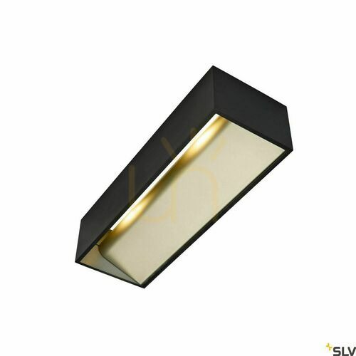 Jelölje be Fali lámpa SLV LOGS IN L LED fekete-arany 18W 3000K 1002842
