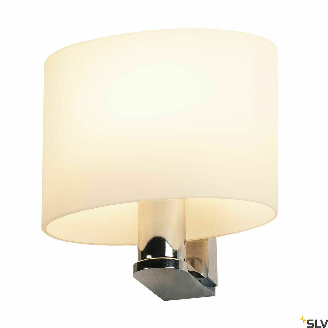 Jelölje be Felületre szerelhető lámpa SLV KENKUA WL króm/tejüveg E27 40W 1002856 Felületre szerelhető lámpa SLV KENKUA WL króm/tejüveg E27 40W 1002856