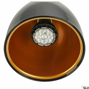 Sínes lámpa SLV PARA CONE 14 fekete-arany GU10 3 fázisú 25W 1002876 1 Sínes lámpa SLV PARA CONE 14 fekete-arany GU10 3 fázisú 25W 1002876 small 1