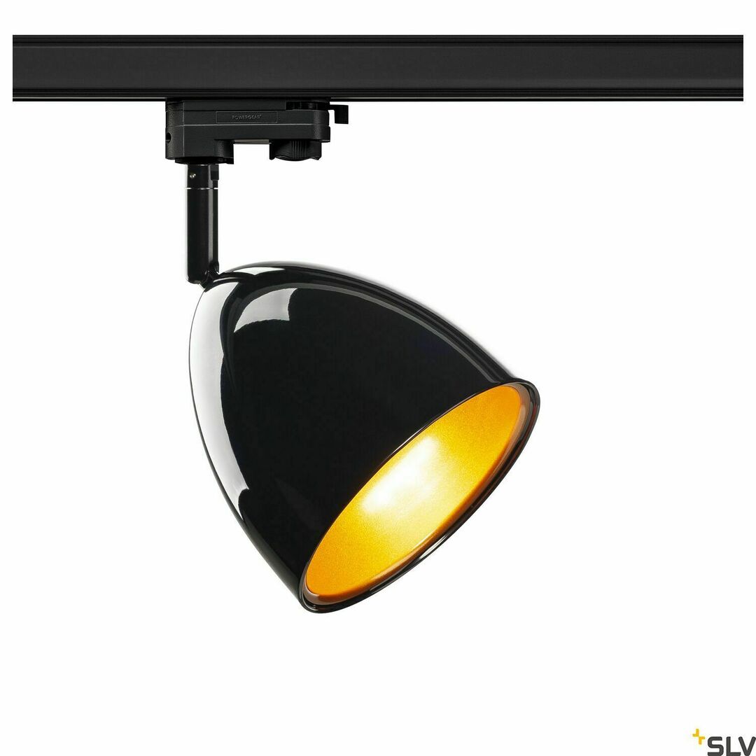 Előadás Sínes lámpa SLV PARA CONE 14 fekete-arany GU10 3 fázisú 25W 1002876 Sínes lámpa SLV PARA CONE 14 fekete-arany GU10 3 fázisú 25W 1002876