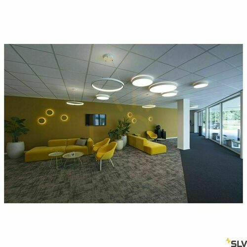 Jelölje be SLV ONE 60 DALI függőlámpa fehér LED 24W 3000/4000K ø60 cm 1002910