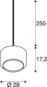 Függőlámpa SLV PANTILO 28 króm üveg 15W 1003006 small 6