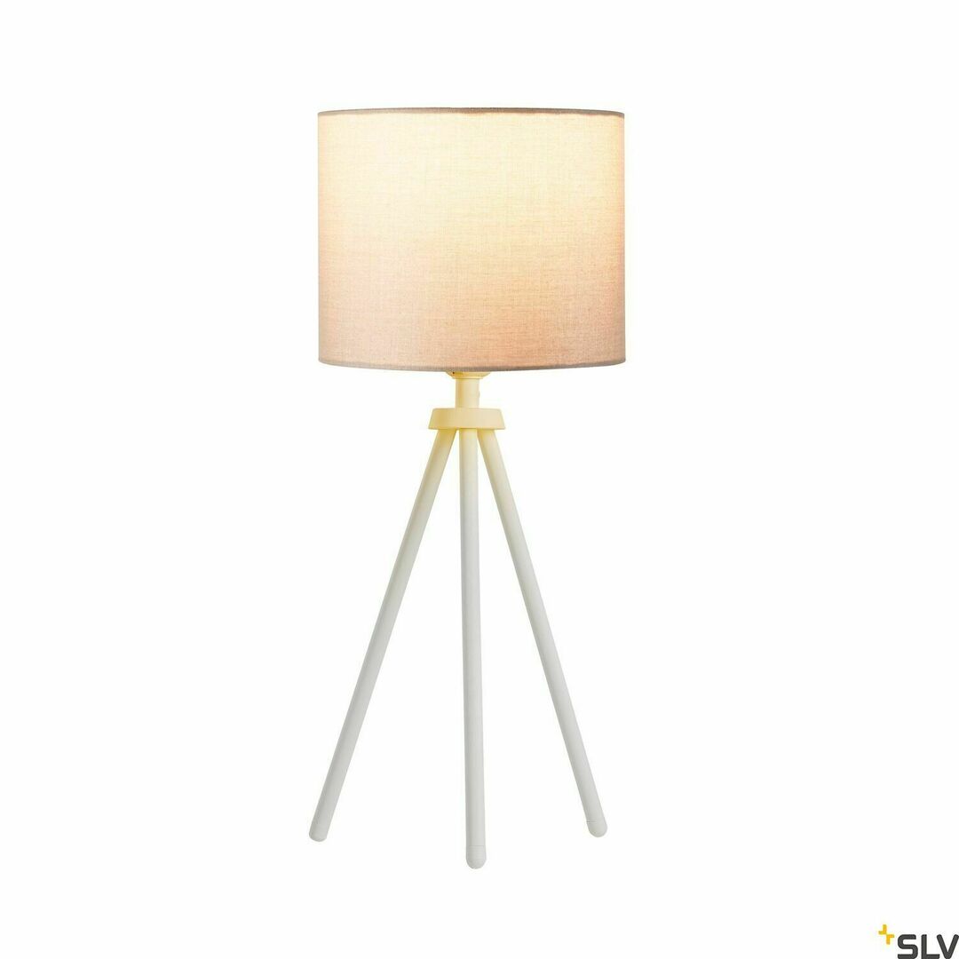 Kilátás Asztali lámpa alap SLV FENDA E27 fehér 40W 1003032 Asztali lámpa alap SLV FENDA E27 fehér 40W 1003032