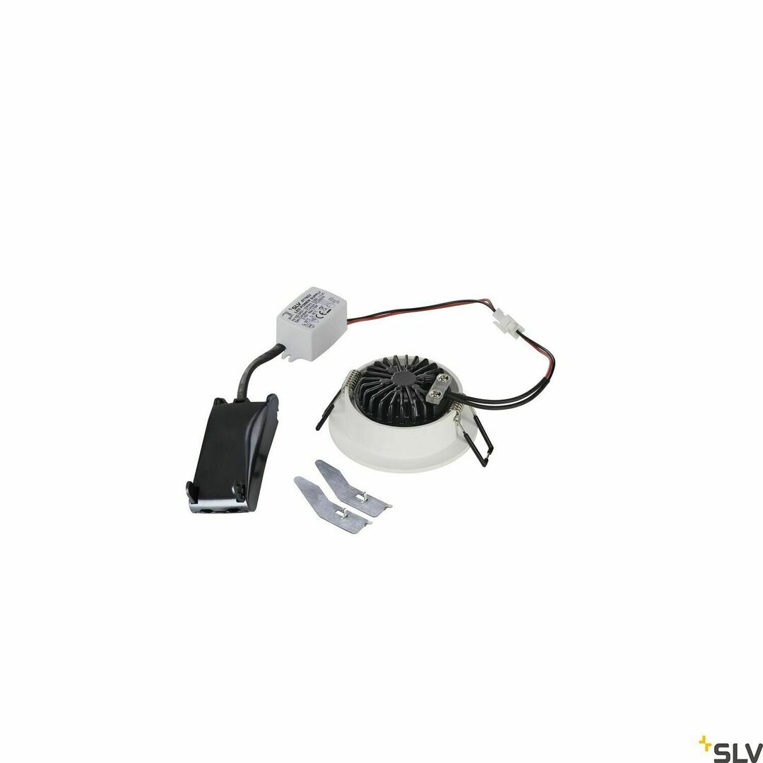 Kilátás Süllyesztett LED lámpatest SLV New Tria 68 I CS fehér 5.3W 2700K 1003059 Süllyesztett LED lámpatest SLV New Tria 68 I CS fehér 5.3W 2700K 1003059