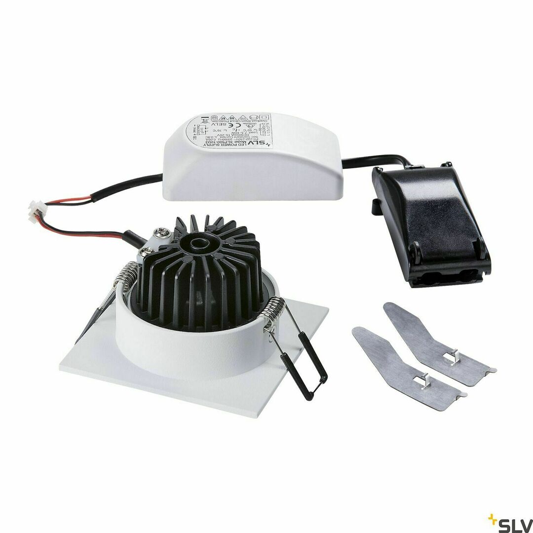 Kilátás Süllyesztett lámpatest SLV NEW TRIA 68 I CS fehér 11W 2700K 800lm IP20 1003069 Süllyesztett lámpatest SLV NEW TRIA 68 I CS fehér 11W 2700K 800lm IP20 1003069