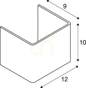 SLV MANA 12 fehér alumínium lámpaernyő 12 × 9 × 10 cm 1000618 3 SLV MANA 12 fehér alumínium lámpaernyő 12 × 9 × 10 cm 1000618 small 3